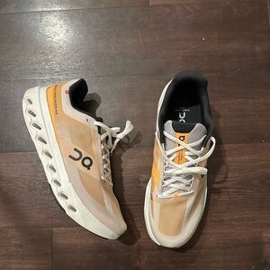 NEW On Cloud Cloudsurfer Next Running Shoes Tangerine Ivory Men’s 11.5